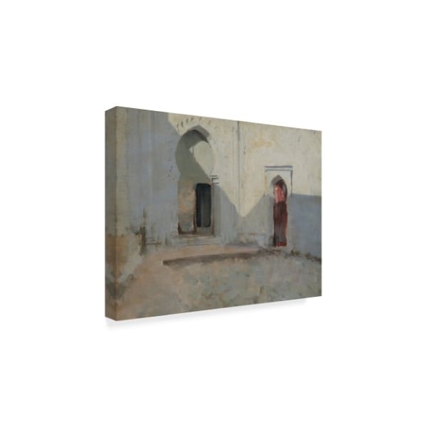 John Singer Sargent 'Courtyard Tetuan Morocco' Canvas Art,14x19